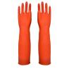 Buy cheap Red Waterproof Extra Long Sleeve Rubber Gloves For Kitchen Cleaning from wholesalers