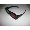 Buy cheap ABS Plastic Red Cyan 3D Glasses With 0.16mm PET Lenses from wholesalers