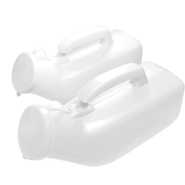 Buy cheap plastic chamber pot pee bottle male urinal bottle with cover 1200ml 1200cc from wholesalers