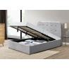 Buy cheap Button Headboard Velvet And Wood Bed Frame King Size OEM ODM from wholesalers
