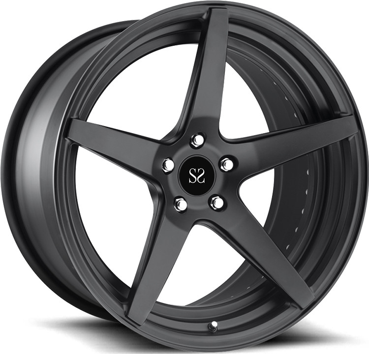 19inch 1 Piece Forged Wheels Rims Dark Bronze Discs For Audi S4 Monoblock Luxury