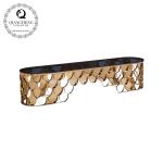 Black Modern OEM Glass Top TV Stands 201 stainless steel frame
