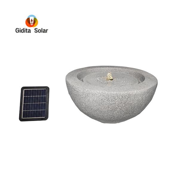 Buy cheap 8V/1W Solar Pump Sandstone Bowl Garden Solar Water Fountain Outdoor Decoration Piece from wholesalers