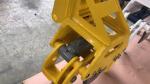 Yellow Bamboo Wood Shears For Excavators Yakai CTHB Mini Excavator Tree Grapple