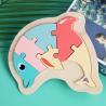 Buy cheap Macaron 3D Wooden Block Puzzle Toys Wooden Animal Blocks from wholesalers