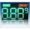 Buy cheap 8.889 Pixel Tube LED Gas Signs Display Dimming Gas Price Display Signs from wholesalers
