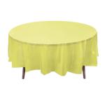 Round Disposable Plastic Tablecloths , Disposable Party Table Covers