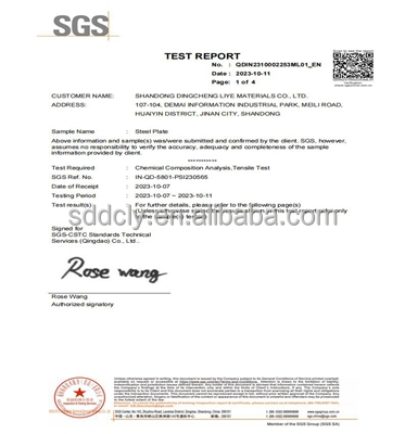 ASTM A36 CR Cold Rolled Sheet Metal Steel Plate Welding Service ODM