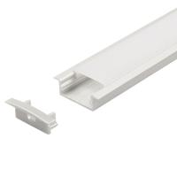 Buy cheap Recessed LED Strip Profile Aluminum Extrusion Channel SMD 2835 5630 product