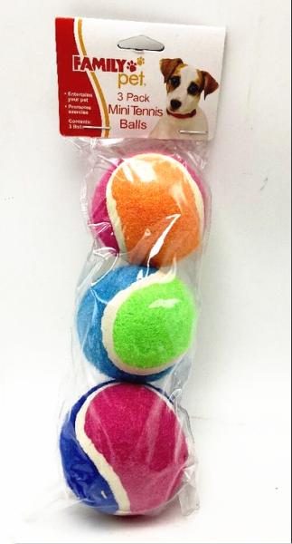 Buy cheap Dog Toy Mini Tennis balls pack Small Dogs by Family Pet 3 piece set New from wholesalers