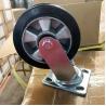 Buy cheap 150x50mm Black Industrial Casters 360° Pivoting Aluminium Rubber Caster Wheels Heavy Duty from wholesalers