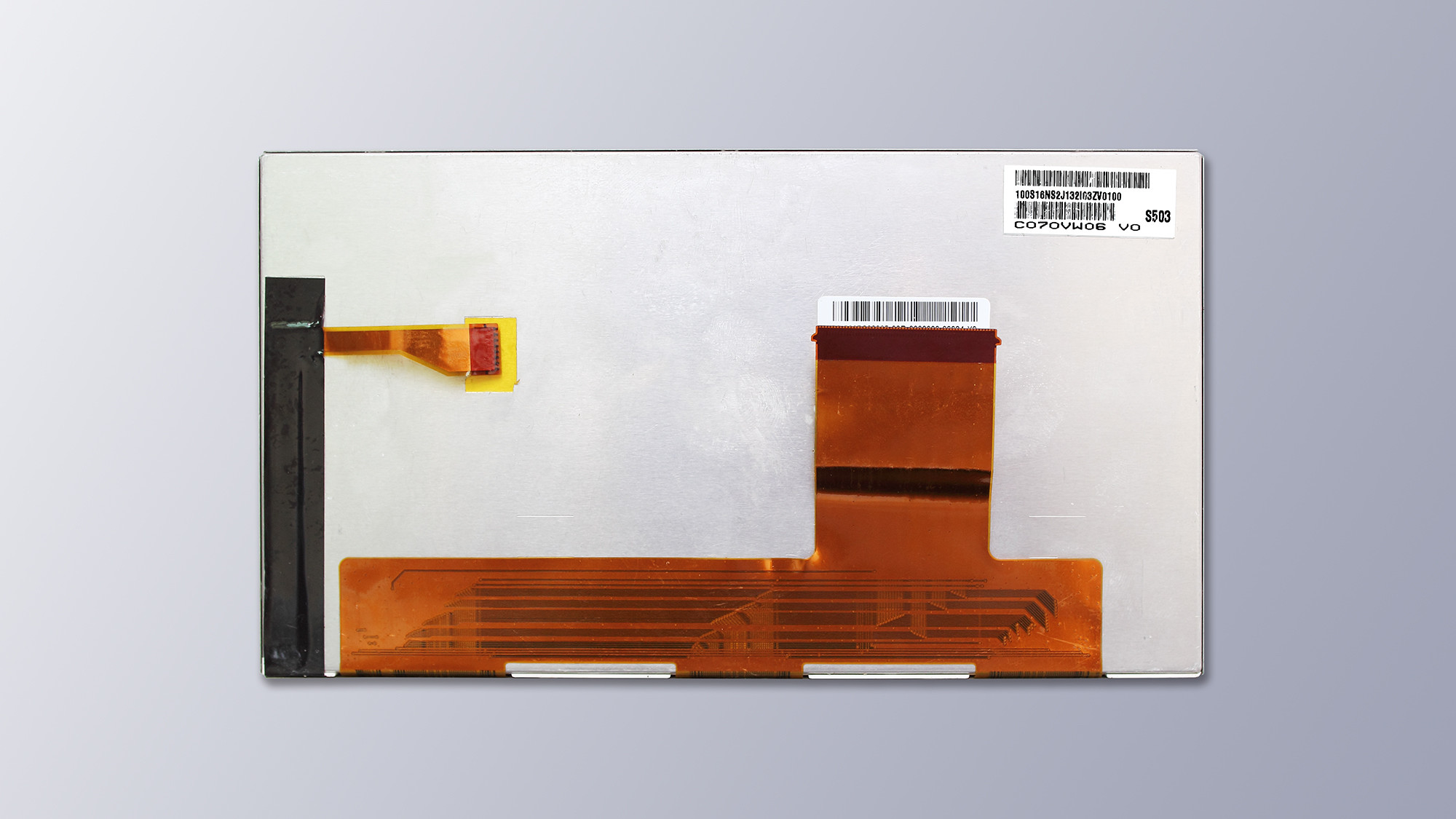 C070VW06 V0 AUO 7INCH 800×480RGB 500CD/M2 WLED TTL Operating Temp.: -30 ~ 85 °C INDUSTRIAL LCD DISPLAY