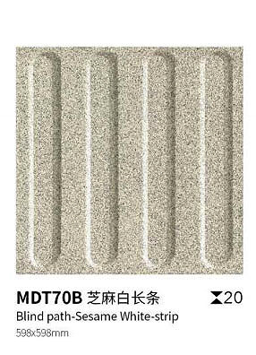 Gray Yellow Scratch-resistant Blind Path Tile and Floor Paving Tiles For Square 600x600mm Blind Spot And Blind Strip