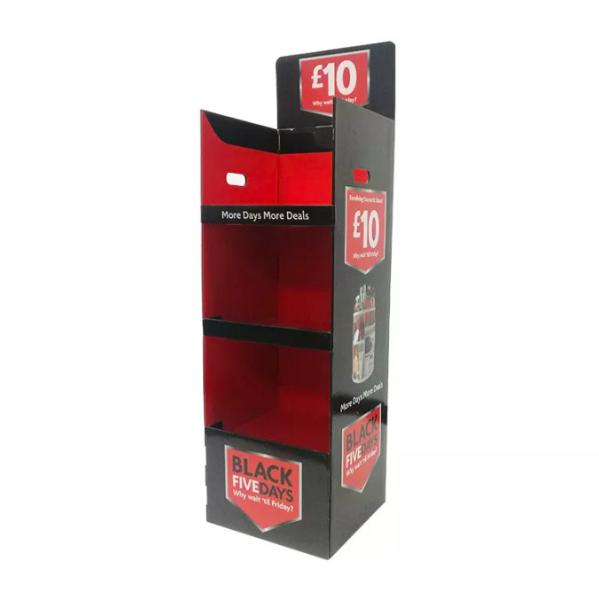 Buy cheap Promotional Cardboard Shelf Display Retail Product Easy Assemble from wholesalers