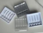 Customized ampoule tray pharmaceutical packaging Disposable blister 5ml ampoule
