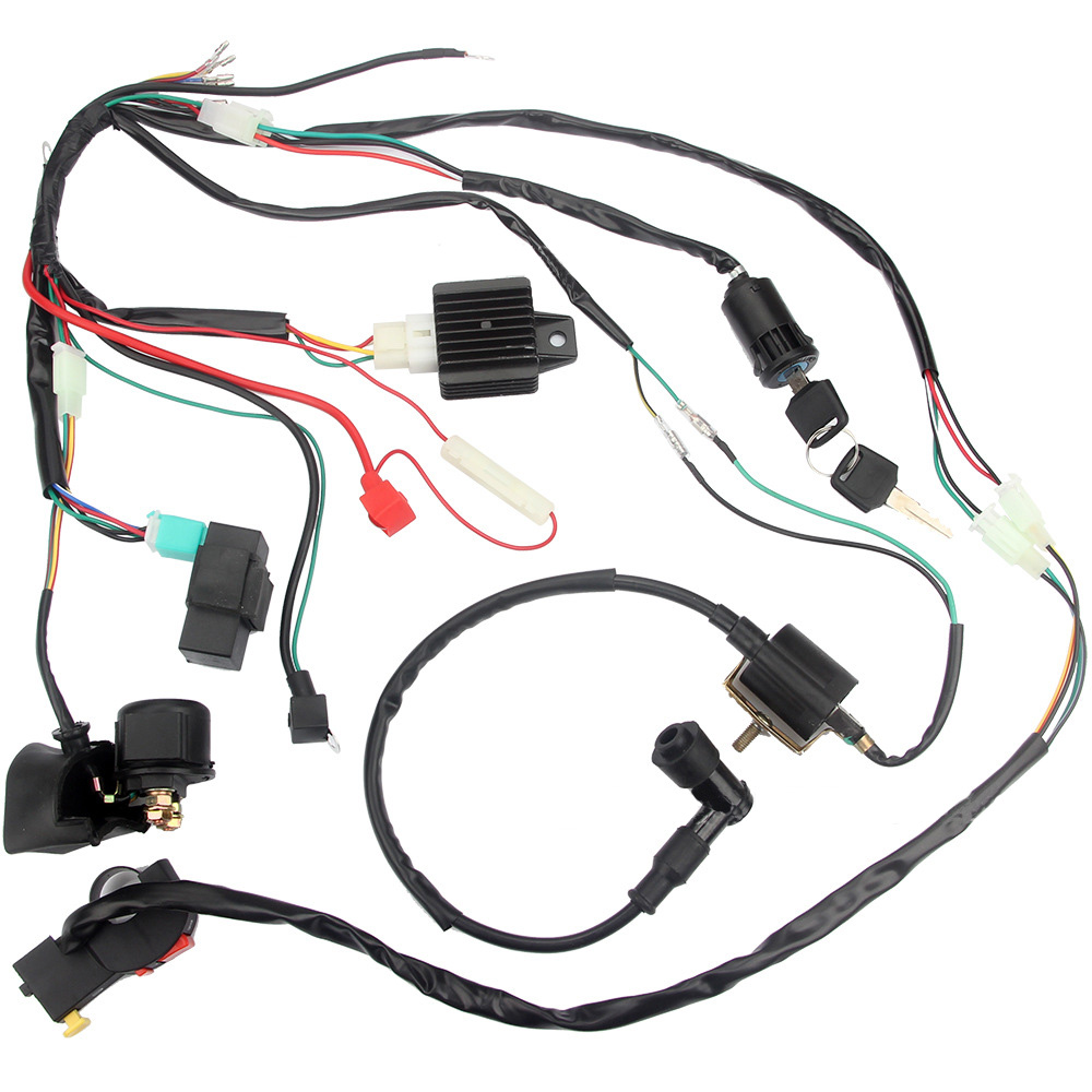 Copper Conductor ODM OEM Racing Motorcycles Mopeds ATV Ignition System Wiring Harness