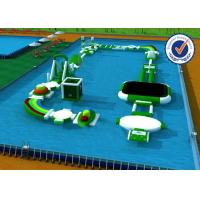Buy cheap Customized Inflatable Water Parks , 0.9mm PVC Water Playground Equipment product