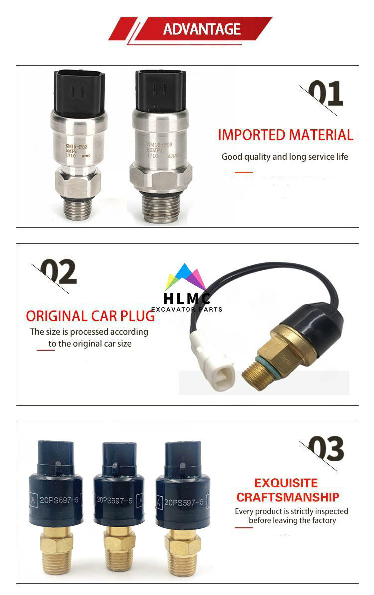 Hydraulic Pressure Switch KHR24000 SH-5 CX-B SH200 SH210 SH240 SH350 CX130 CX210 CX240 CX330B
