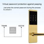 Electronic Password Apartment Smart Door Lock Rfid Card Digital