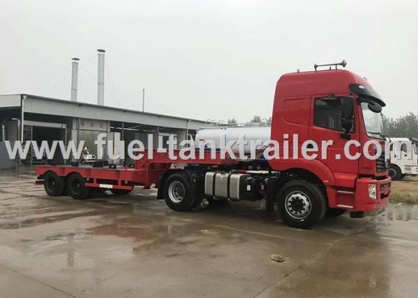 Buy cheap Dongfeng 2 Axle Heavy Duty Trailer , Semi Low Bed Trailer 4X2 Wheel Mode from wholesalers