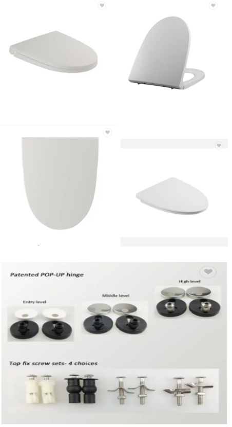 Sustainable Characteristics Single Press Toilet Cover For Mass Demand OEM / ODM Support