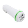 Buy cheap Shenzhen Universal Dual Ports Quick USB Car Charger Double USB Fast Car LED Luminous car charger from wholesalers