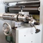 Wood Packaging Material 4 Shafts Slitter And Rewinder for Automatic Foil