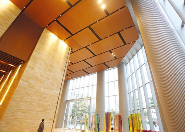Quality Decorative Insulated Aluminum Metal Ceiling For Exhibition Hall Customized for sale