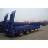 Buy cheap 2/3/4/ Axles Hydraulic Low Bed Semi Trailer 40-100 Tons Gooseneck Type from wholesalers