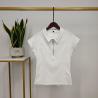 Buy cheap White Nylon Cool Lapel Half Zipper Women Base Layers Equestrian Top from wholesalers