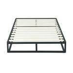 Buy cheap Customized King Metal Bed Frame Wrought Iron Bed Frame With Wooden Slats from wholesalers
