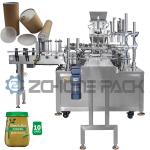 Granule Solid Canned Candy Filling Machine Production Line Bottle Cutting