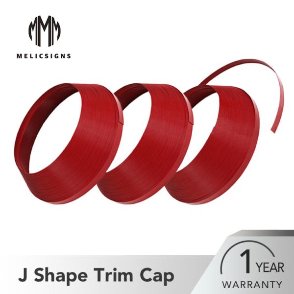 Buy cheap Aluminum Core Red Color Plastic Trim Cap PC Package No Waste Indoor / Outdoor from wholesalers