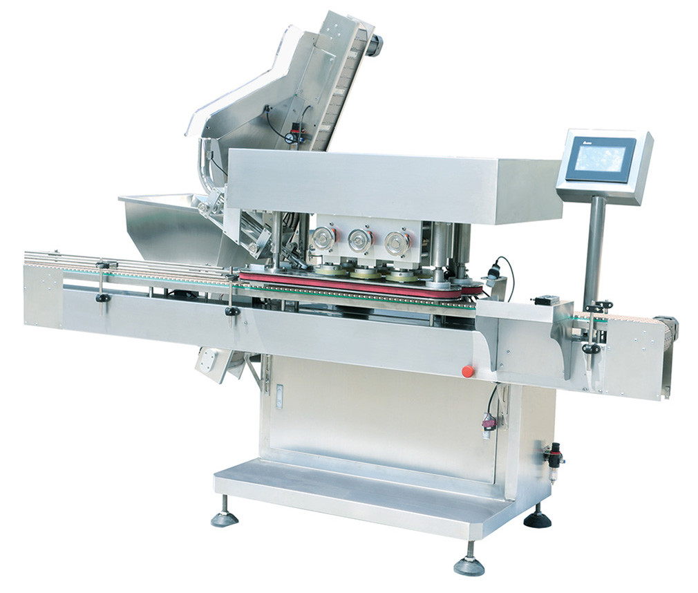 8 Lanes Bottle Filling And Capping Machine For Capsule Tablet 10-30 Bottles/Min