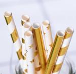 Party Festival Graduation Paper Straws Attractive Juices Paper Cocktail Straws