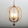 Buy cheap Metal and wood orb chandelier for indoor home lighting (WH-CI-77) from wholesalers