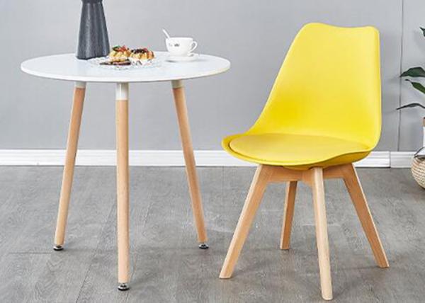 Buy cheap Beech PU Leather Upholstered Dining Chair 260kg Load Weight from wholesalers