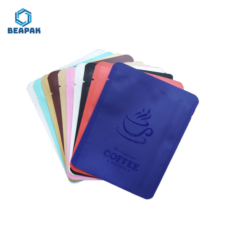 Custom Printed Aluminum Foil Hanging Ear Drip Coffee Bag
