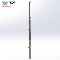 Buy cheap 18m-400kg heavy duty payloads non-lockable pneumatic telescopic mast for mobile product