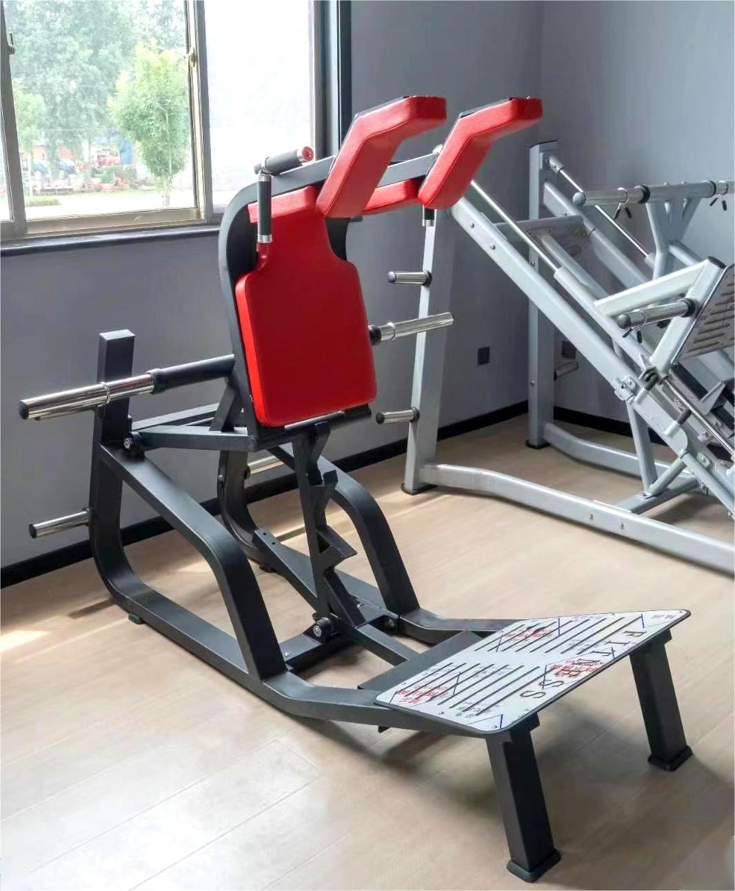 Commercial Gym Machine for Leg Exercise Steel Hack Squat Machine Medium Loader Bodybuilding Tool