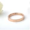 Buy cheap Elegant Fashion Jewelry 18k Rose Gold Plated Couple Engagement Rings from wholesalers