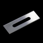 Slotted Tungsten Carbide Razor Slitter Blades YG12X 57x19x0.4mm