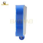 42 LED Red Blue White Yellow Flash Aluminum Blue Case Motorcycle Headlight