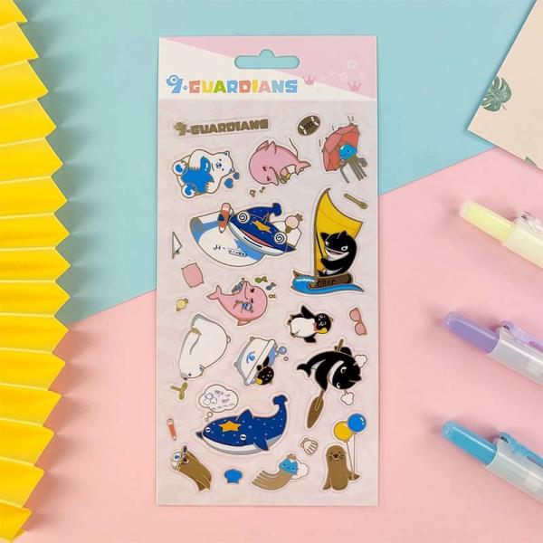 Buy cheap OEM Three Dimensional Stickers Transparent PVC Sticker For Hand Account Materials from wholesalers