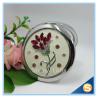 Buy cheap Shinny Gifts Customized Flower Design Round Shape Portable Pocket Mirror from wholesalers