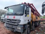 Green 38 Meters Concrete Pump Truck in 13 Years Good Condition Structure