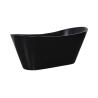Buy cheap 1700mm High Gloss Freestanding Acrylic Slipper Bath Soaking Tub Black from wholesalers