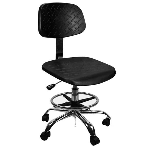 Buy cheap 560mm Adjustable PU Leather Cleanroom ESD Chair 400*400mm from wholesalers