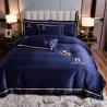 Buy cheap Home Hotel Wedding Luxury Solid Color Duvet Cover Sheet Pillowcase Bedding Set from wholesalers