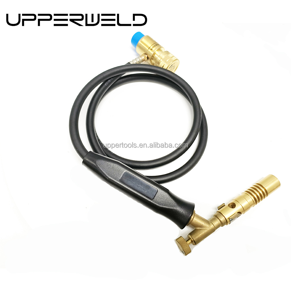Black Gold Upper Adjustable Flame Control Mapp/Propane Torch with Trigger and Hose